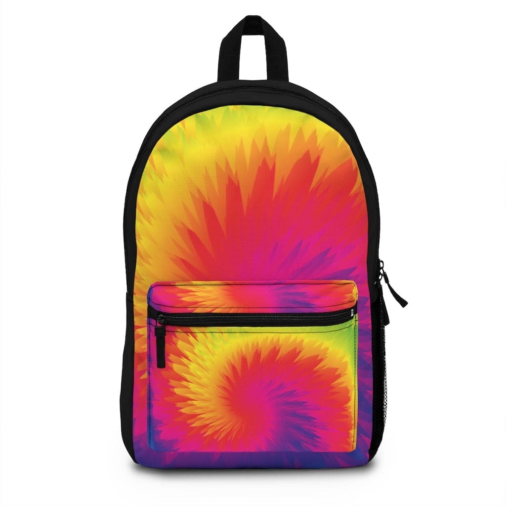 Backpack - Large Water-resistant Bag, Tye Dye