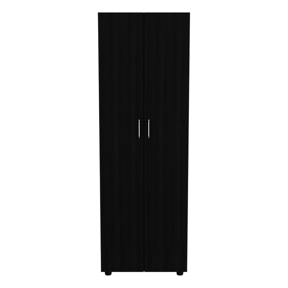 Slim Armoire Barkley, Bedroom, Black