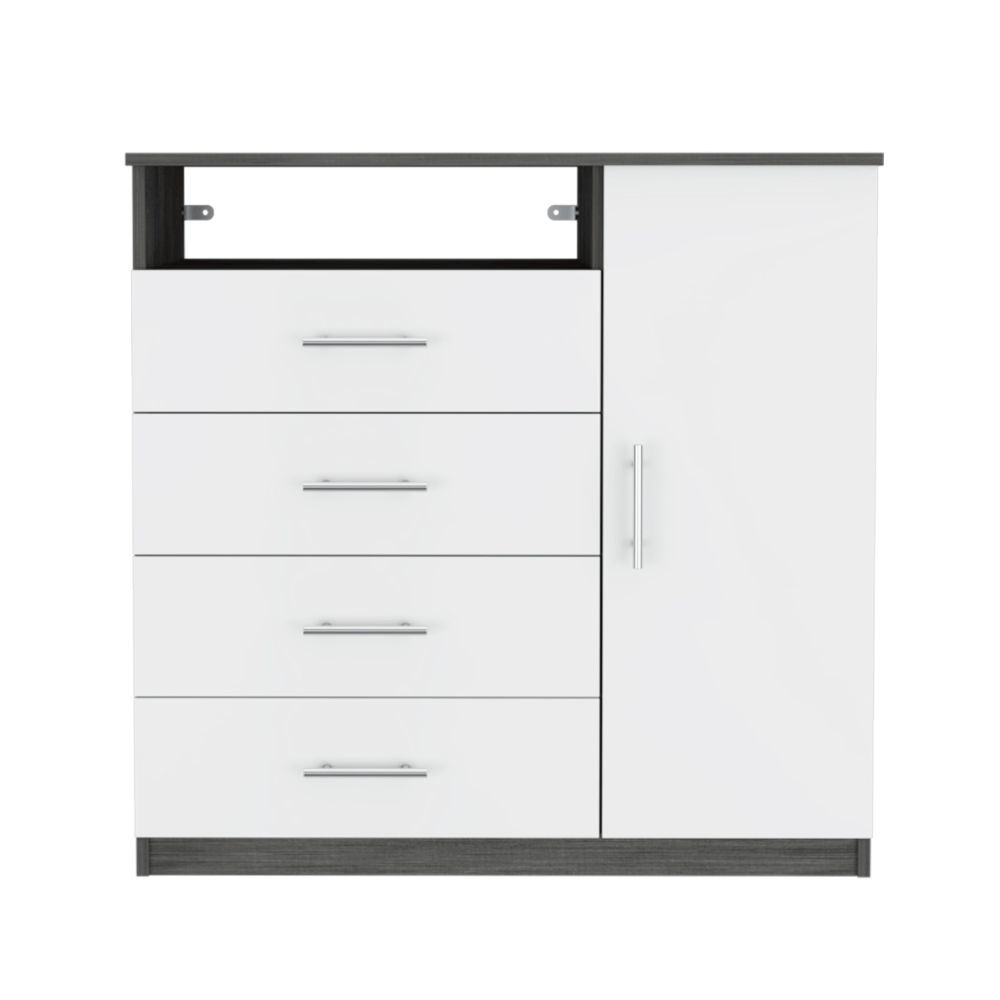 Dresser Beaufort, Bedroom, Smokey Oak / White