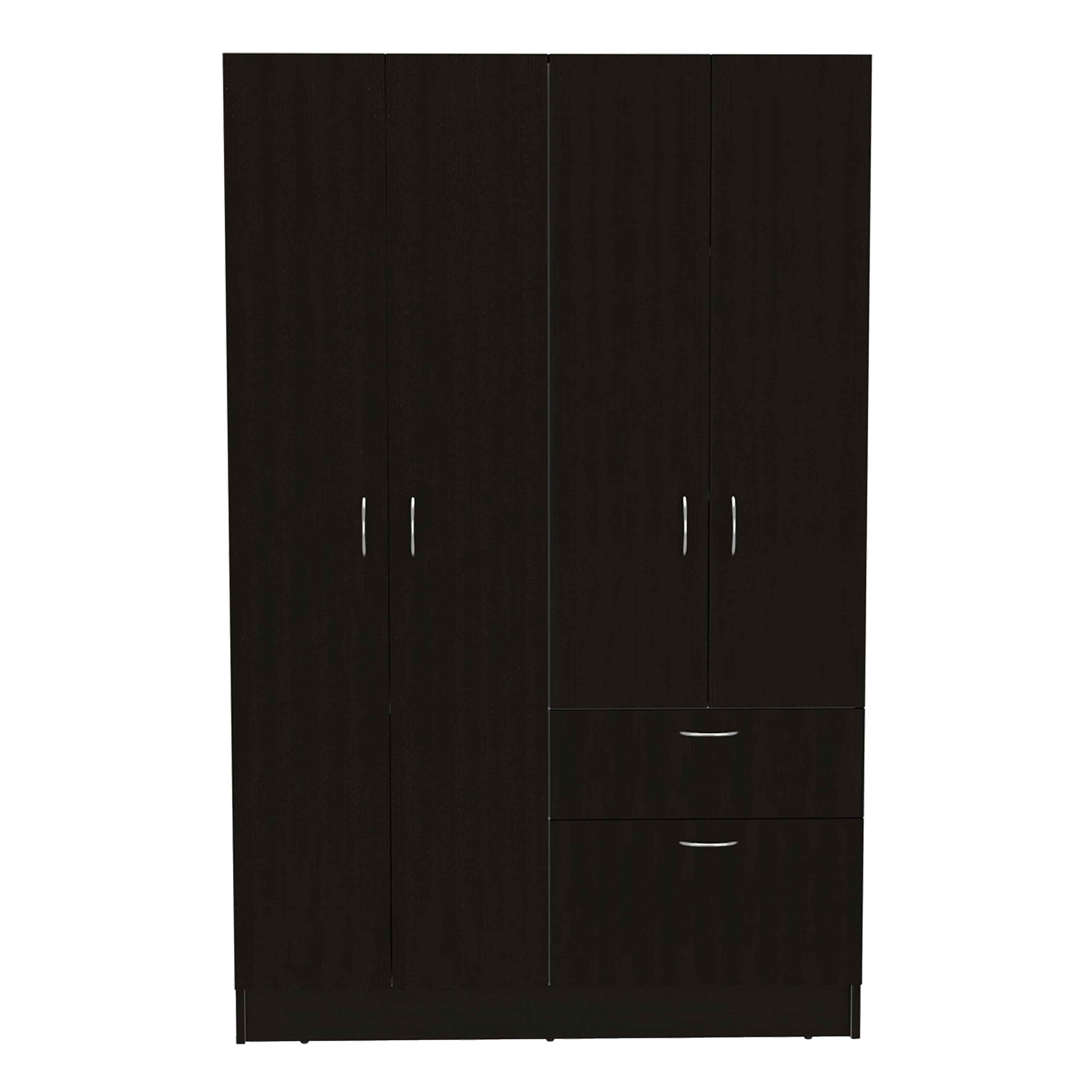 Armoire Alpes, Bedroom, Black / White