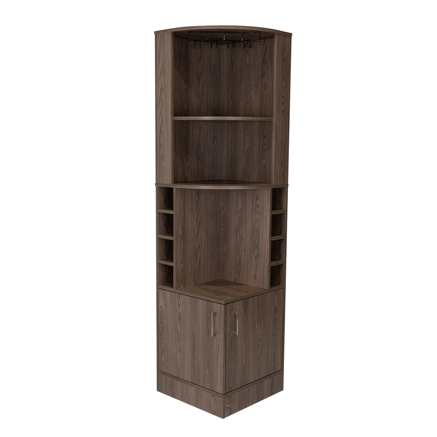 Bar Cabinet Papprika, Living Room, Dark Walnut