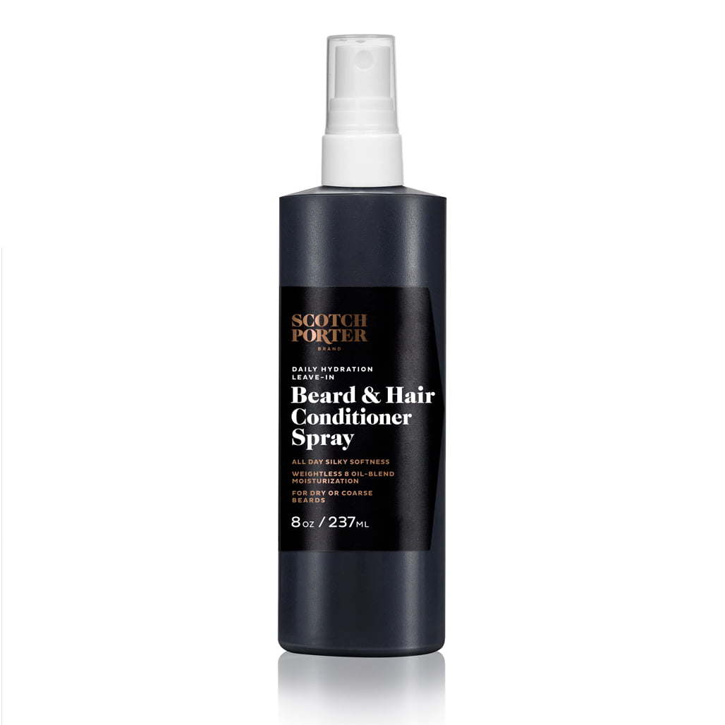 Scotch Porter Daily Hydration Leave in Beard & Hair Conditioner Spray, 8 oz.