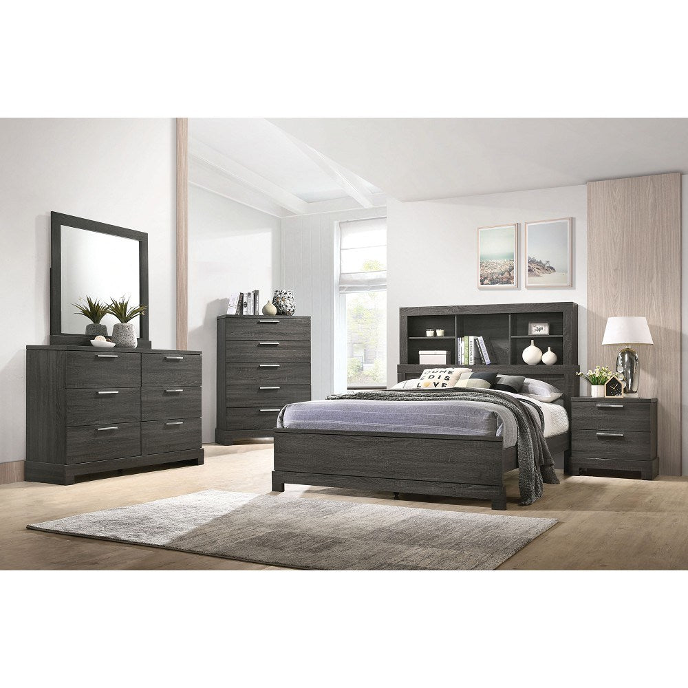 ACME Lantha Eastern King Bed in Gray Oak 22027EK