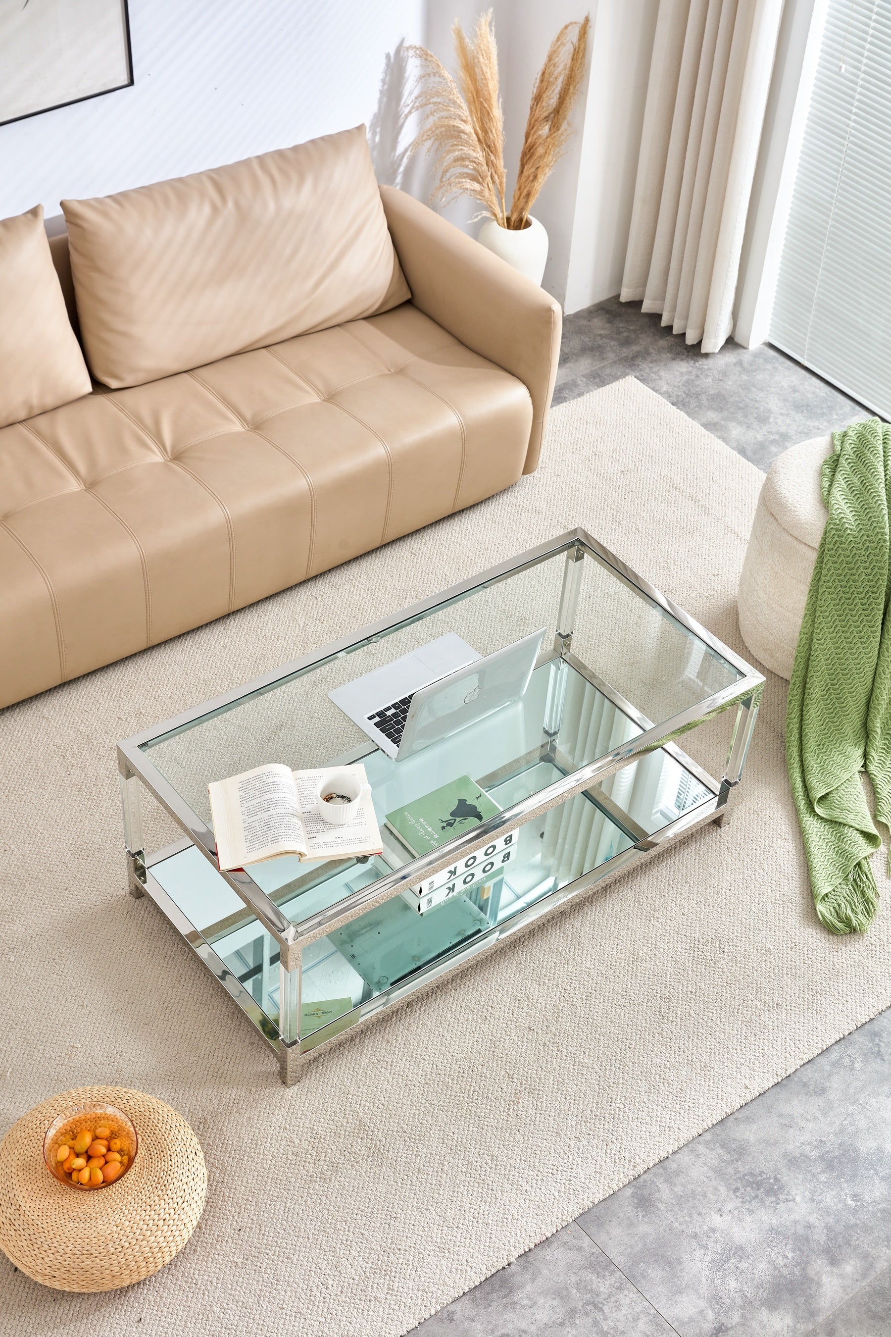 stainless steel coffee table CS-1195-1