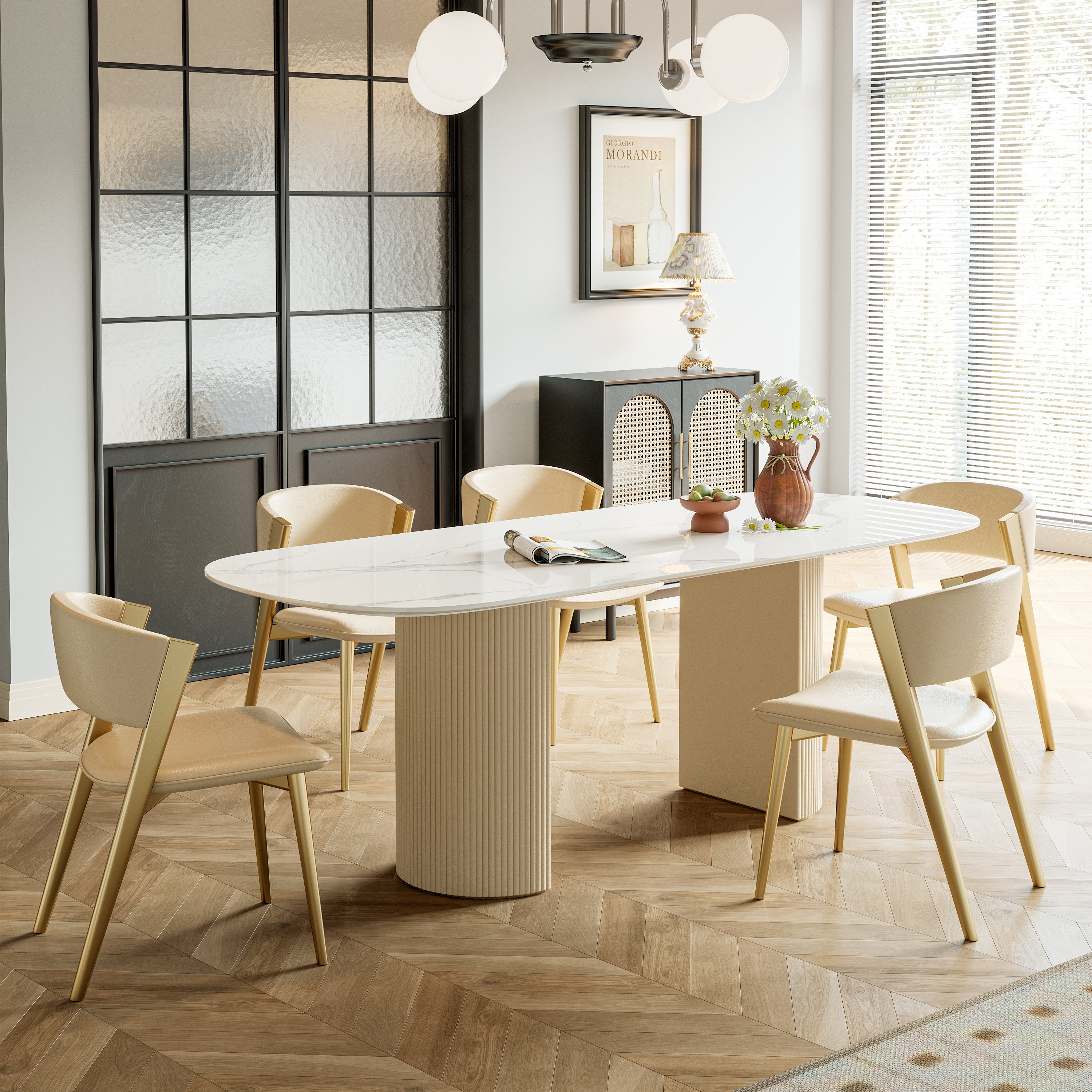Furniture Dining Furniture Dining Tables suitable for families/restaurants Practical and aesthetically pleasing