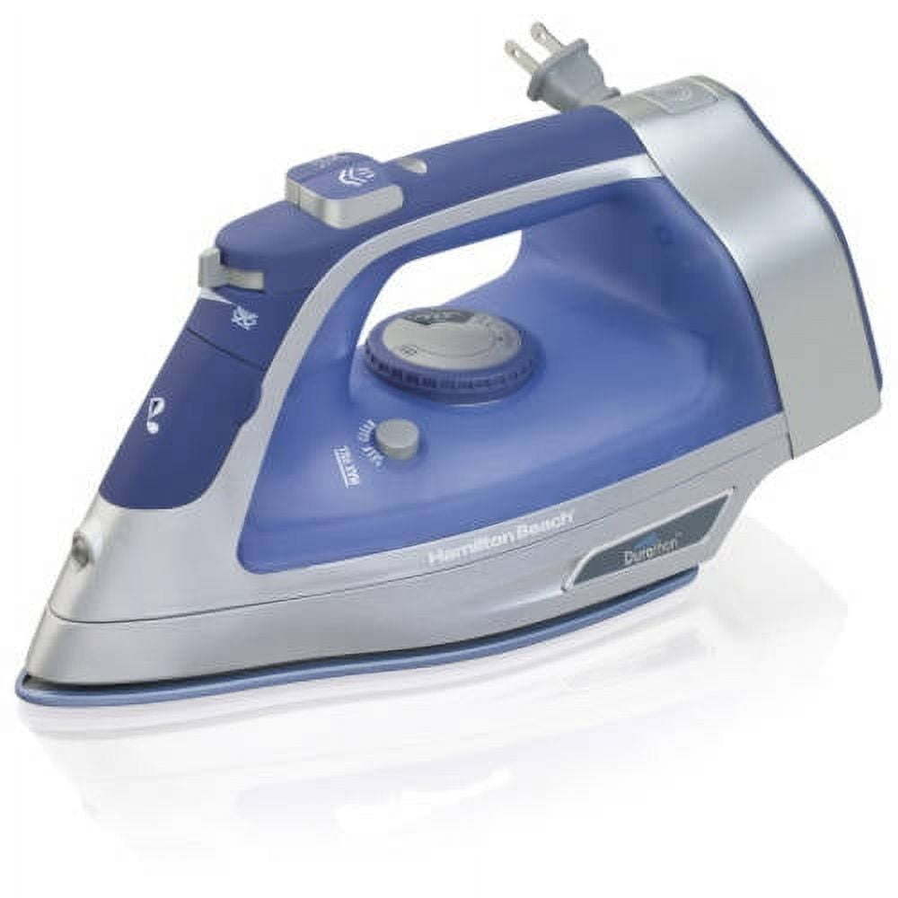 Hamilton Beach 19803 Durathon Retractable Cord Iron Blue