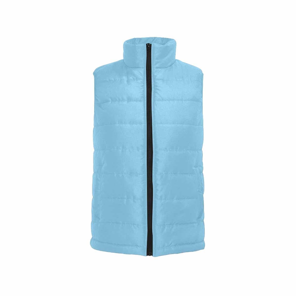 Baby Blue Mens Padded Vest