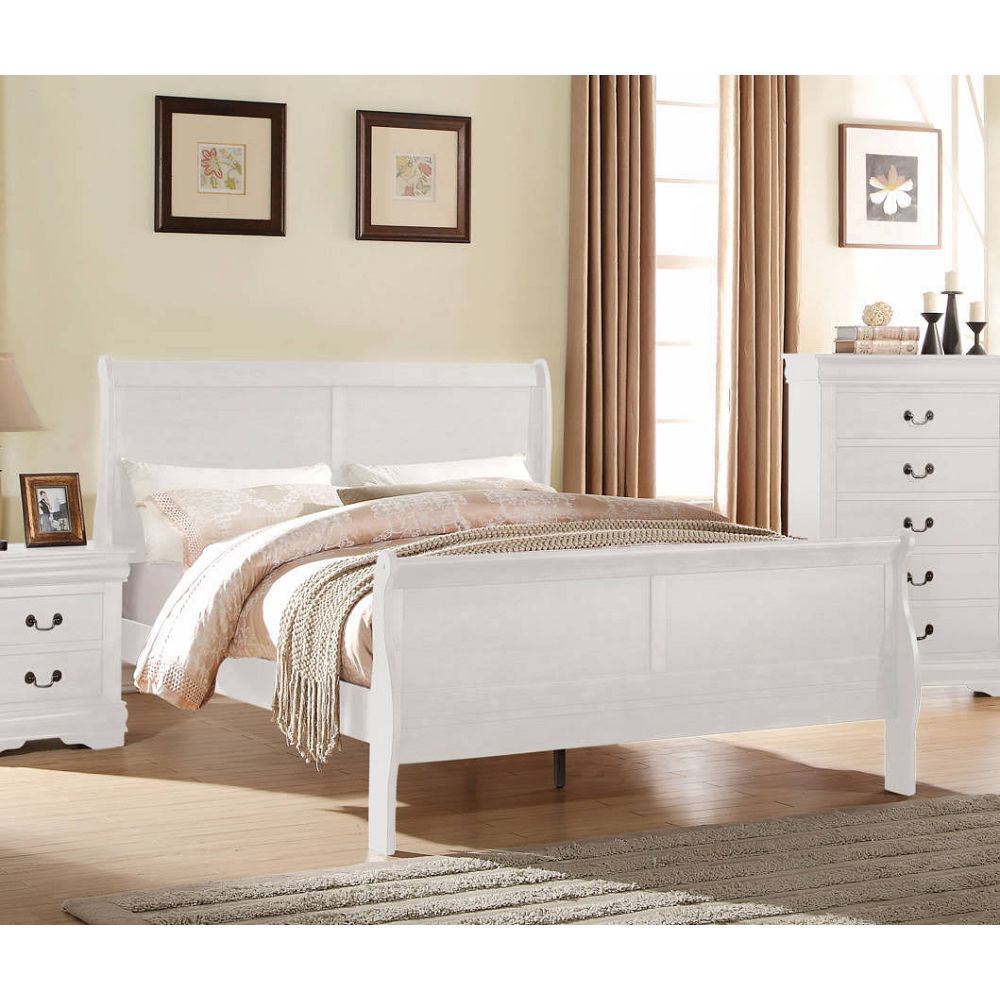 ACME Louis Philippe Full Bed in White 23840F