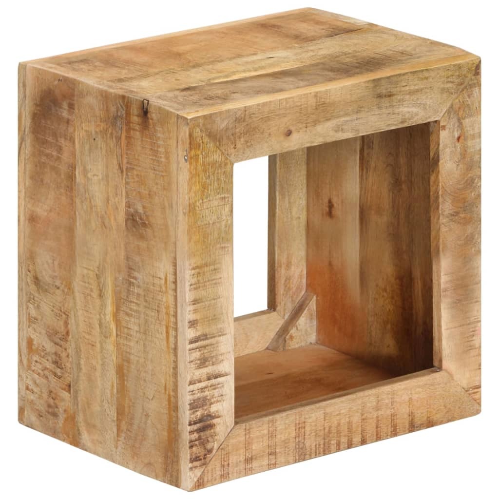 Stool 15.7"x11.8"x15.7" Solid Wood Mango
