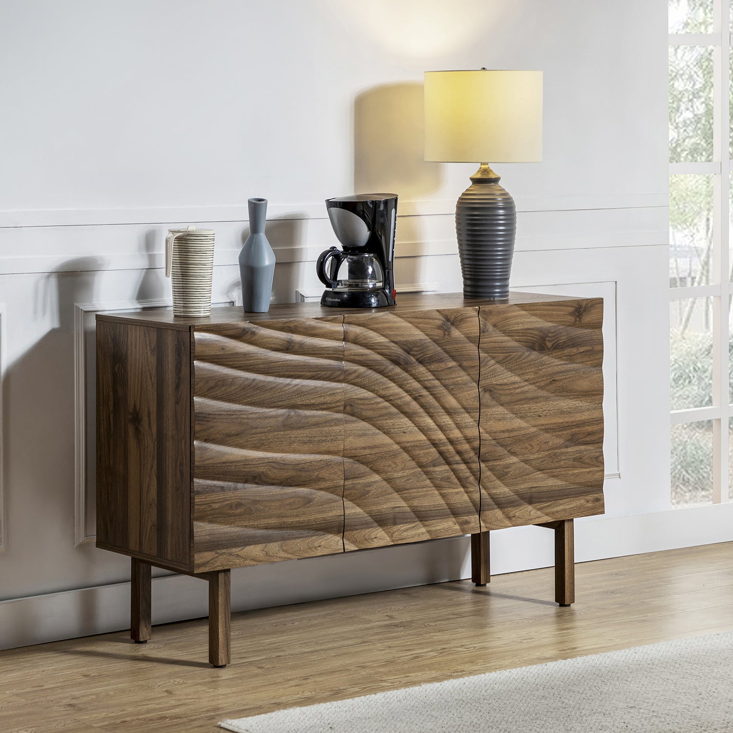 Mysia 58" Wide Sideboard-OAK