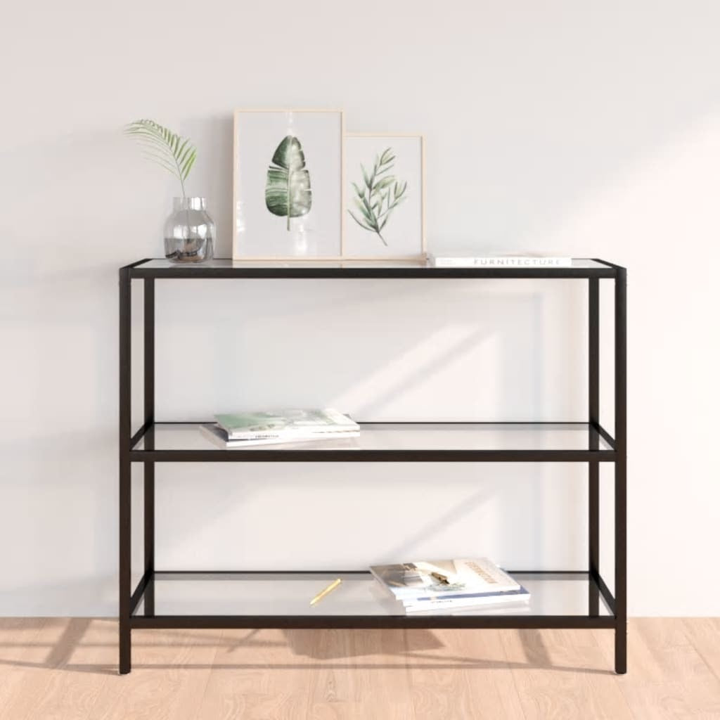 Shelf Transparent 39.4"x14.2"x35.4" Tempered Glass