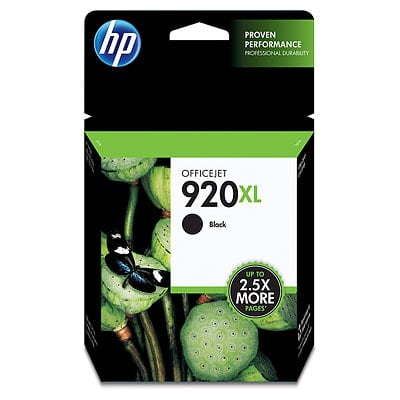 HP 920XL Ink Cartridge, Black (CD975AN)