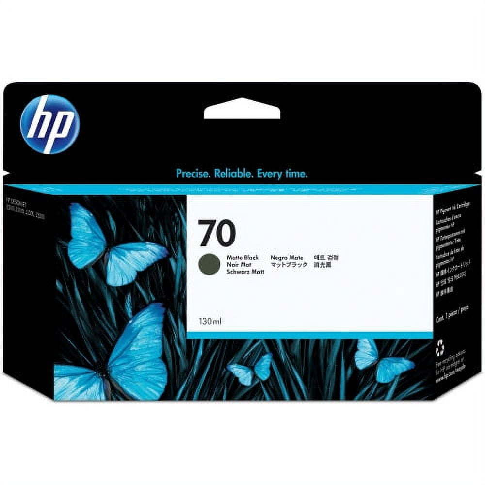 HP 70 (C9448A) Original Ink Cartridge - Single Pack Inkjet - Matte Black - 1 Each