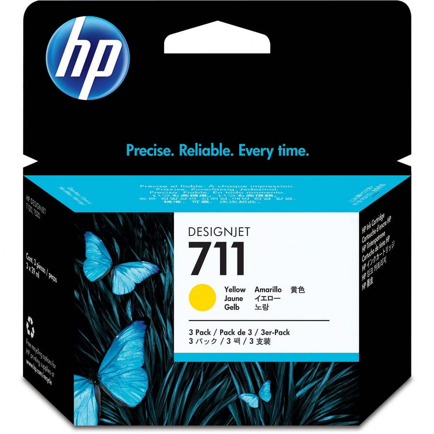 HP, HEWCZ136A, CZ1 Series Ink Cartridges, 3 / Pack