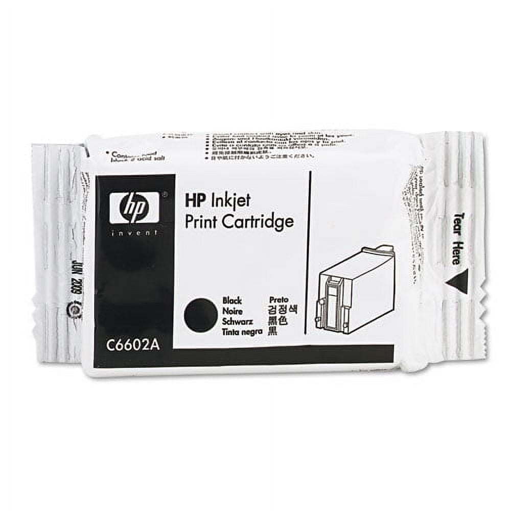 HP Black Original Thermal Ink Cartridge, 3-Pack (C6602A)