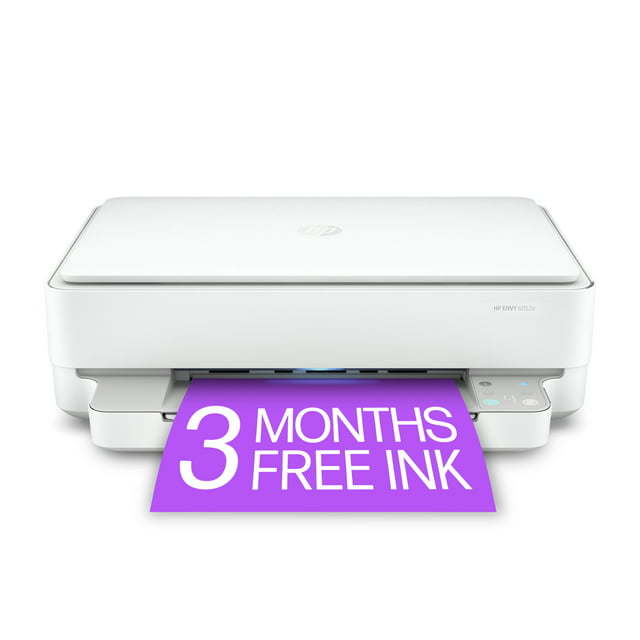 HP ENVY 6052e All-in-One Wireless Color Inkjet Photo Printer with 3 Months Instant Ink Incl with HP+