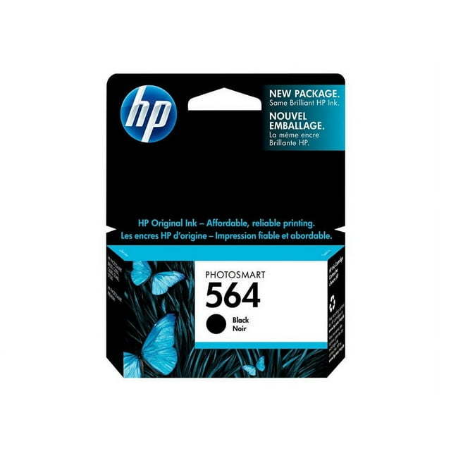 HP 564 Ink Cartridge, Black (CB316WN)