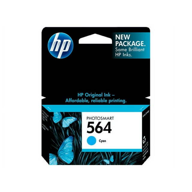 HP 564 Ink Cartridge, Cyan (CB318WN)