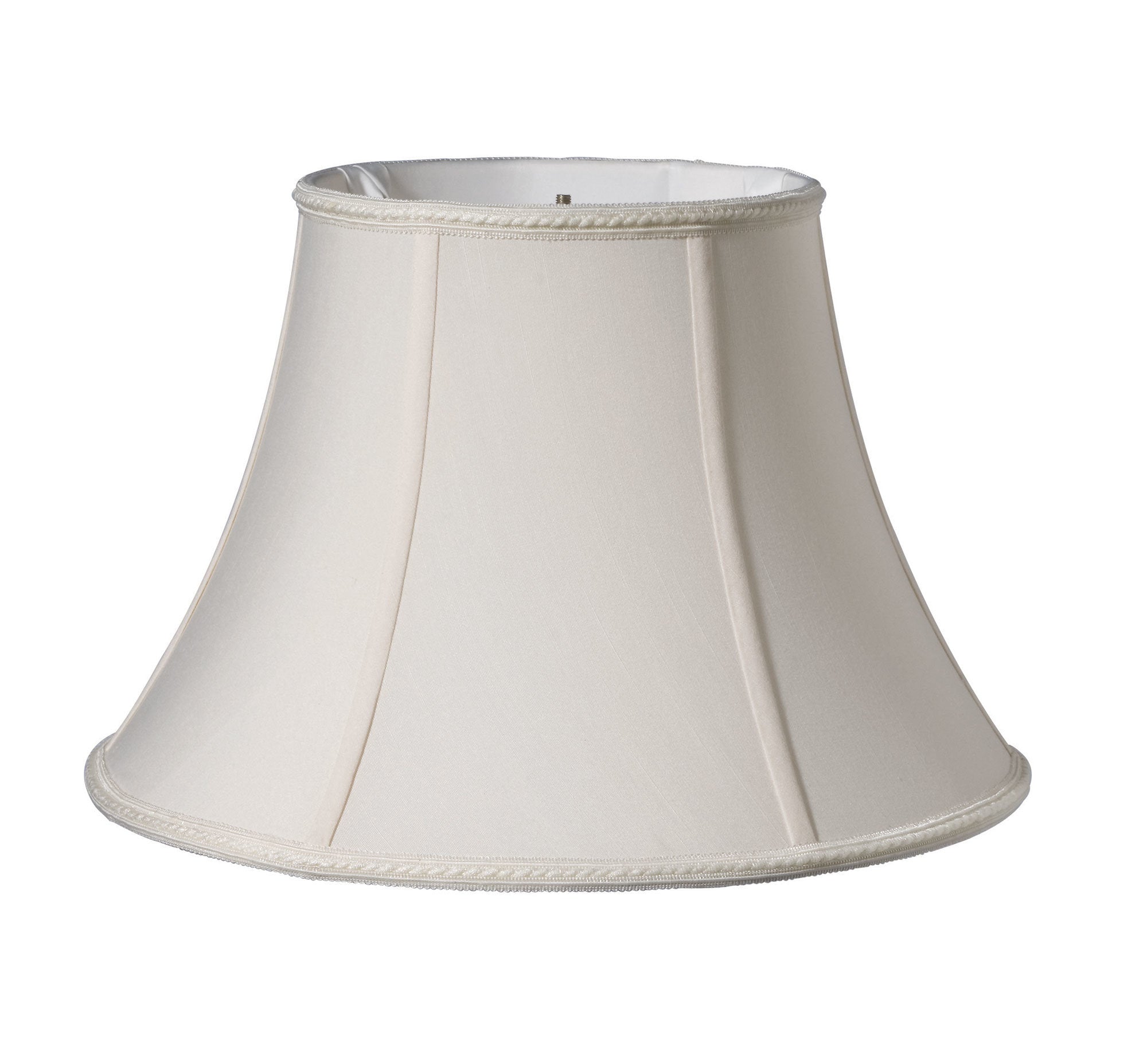 Slant Transitional Oval Softback Lampshade with Washer Fitter, Cream