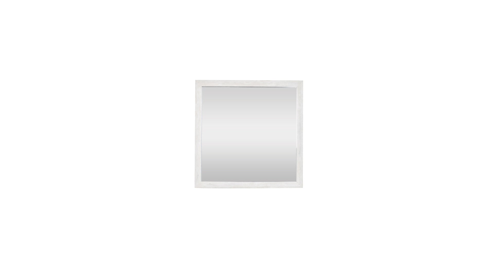 Denver Modern Style Square Mirror in Gray