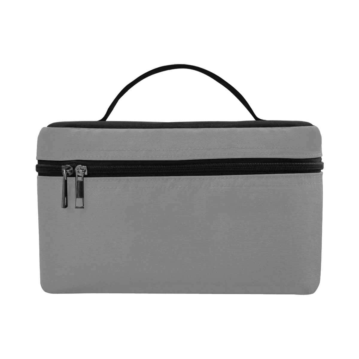 Cosmetic Bag, Gray Travel Case