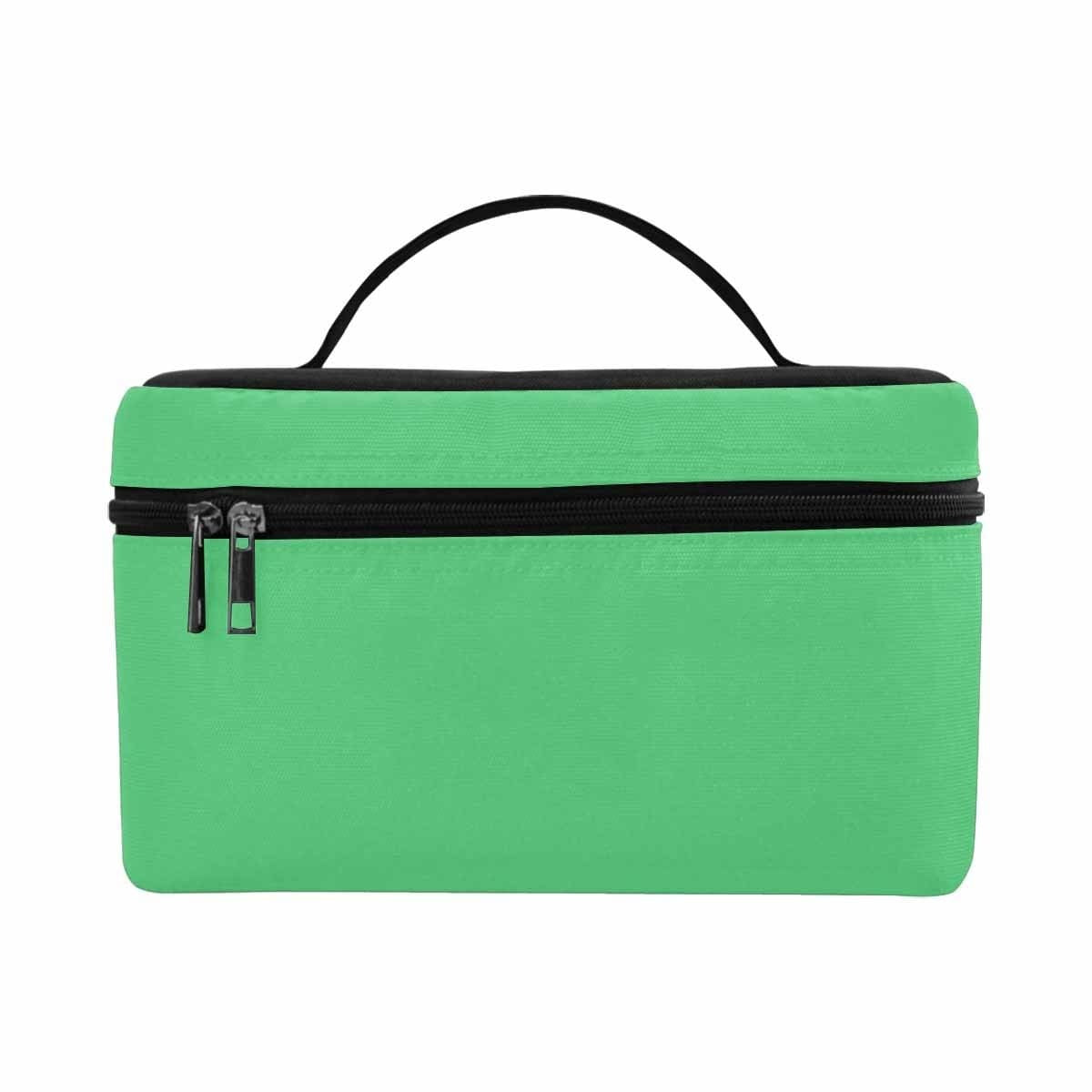 Cosmetic Bag, Emerald Green Travel Case