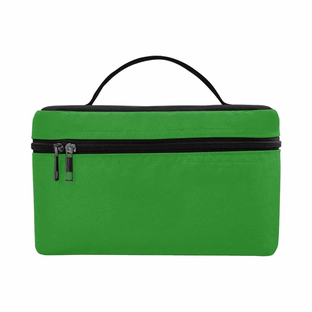 Cosmetic Bag, Forest Green Travel Case