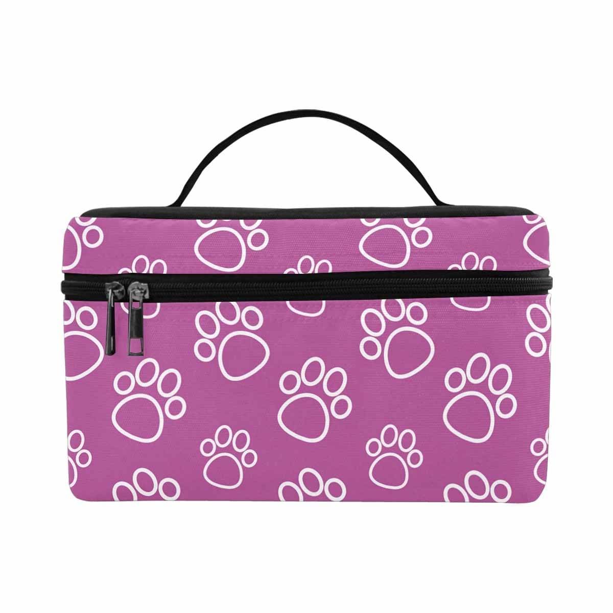 Cosmetic Bag, Paws - Fuschia Bag,travel Case