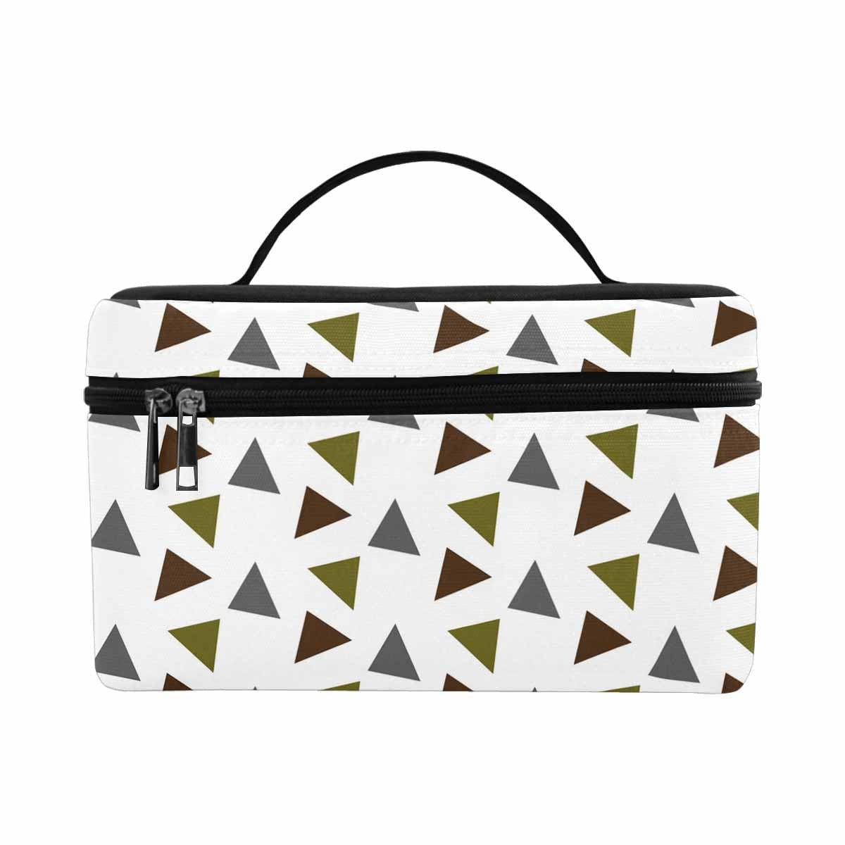 Cosmetic Bag, Geometric Triangles Bag,travel Case