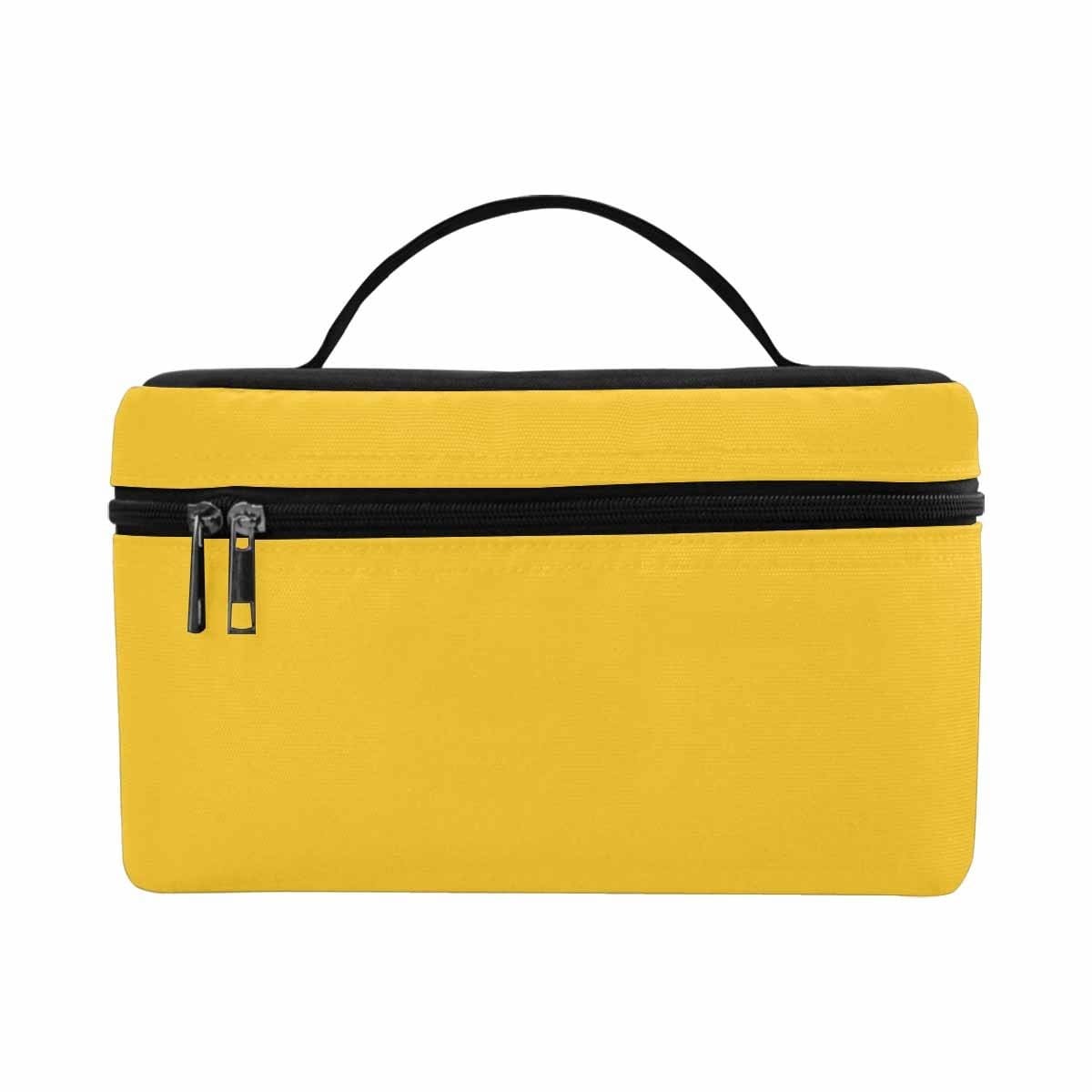 Cosmetic Bag, Freesia Yellow Travel Case