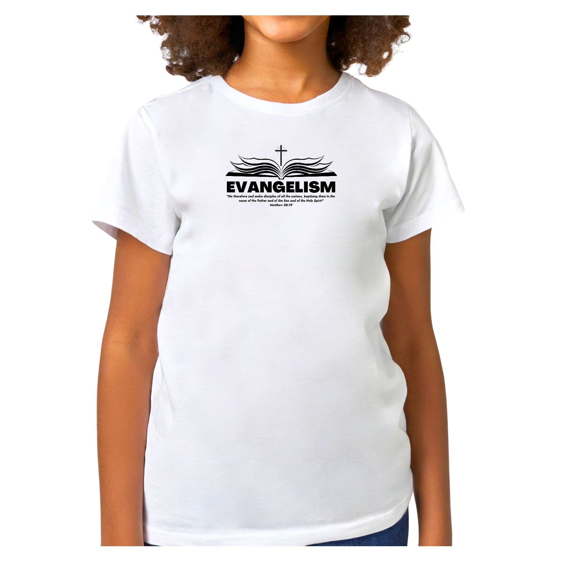 Girls T-shirt, Evangelism - Go Therefore And Make Disciples