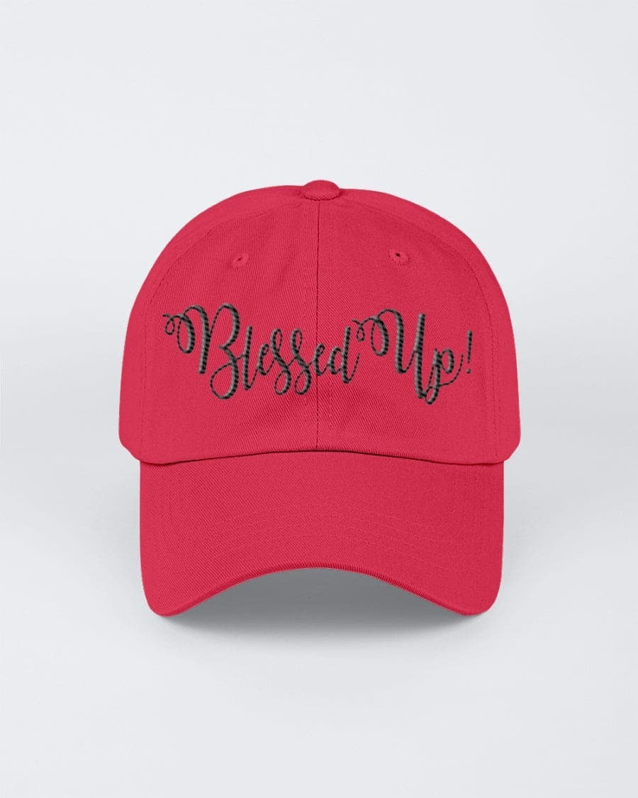 Chino Hat / Blessed Up Embroidered Graphic - Twill Hat