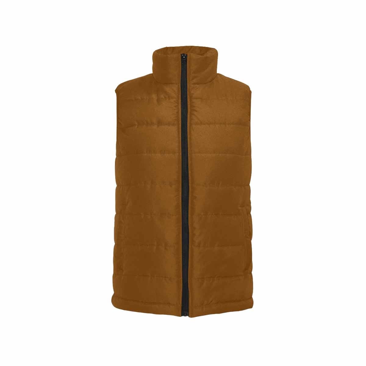 Chocolate Brown Mens Padded Vest