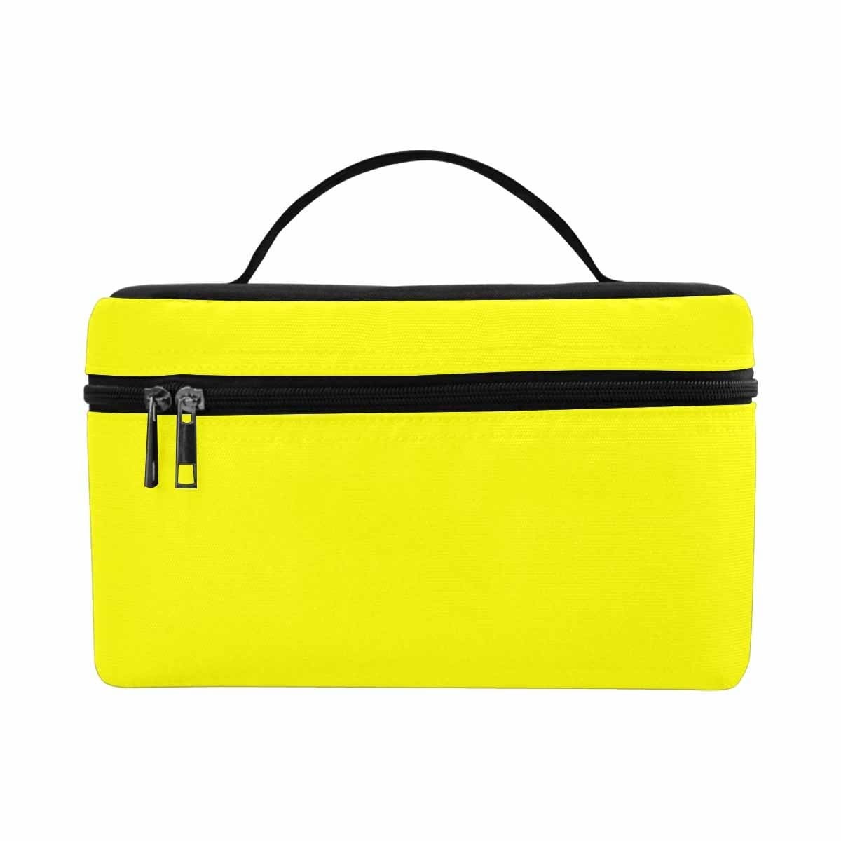 Cosmetic Bag, Yellow Travel Case