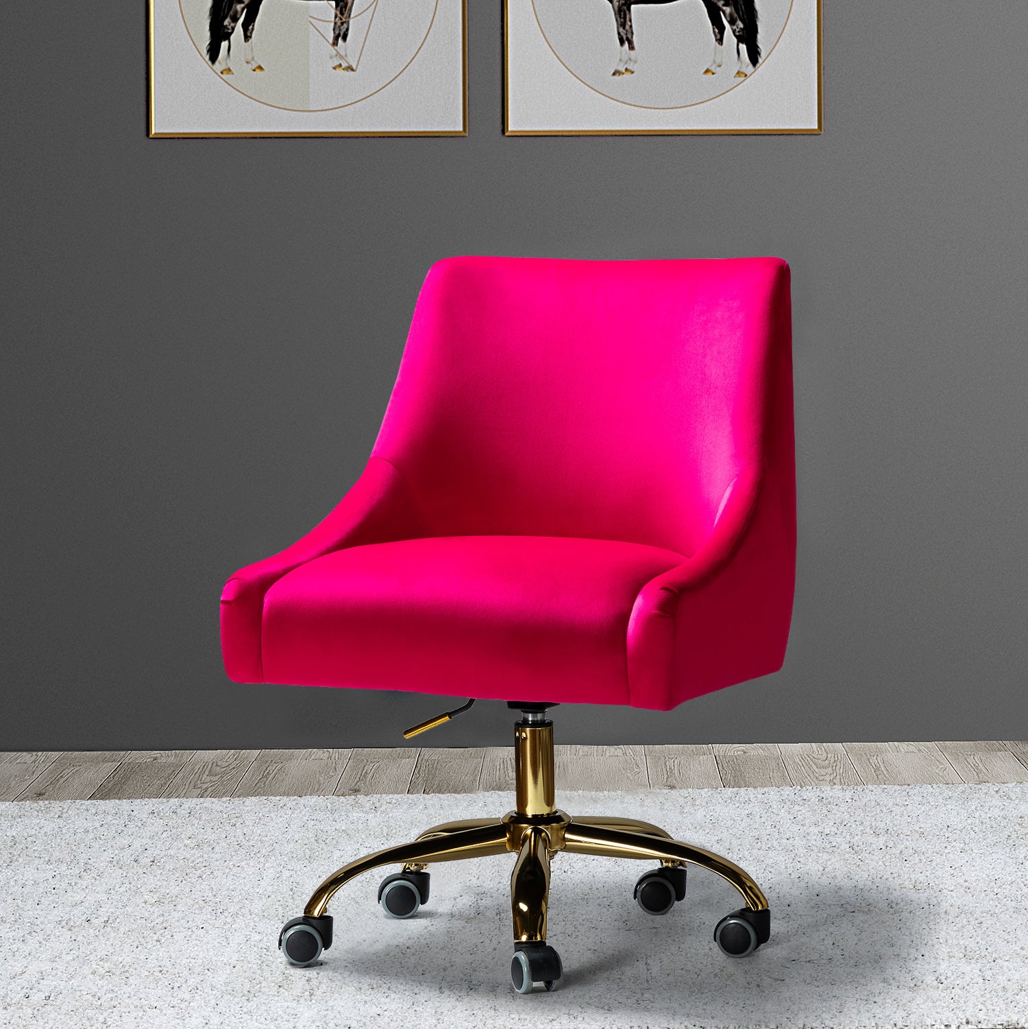 Carina Task Chair-FUSHIA