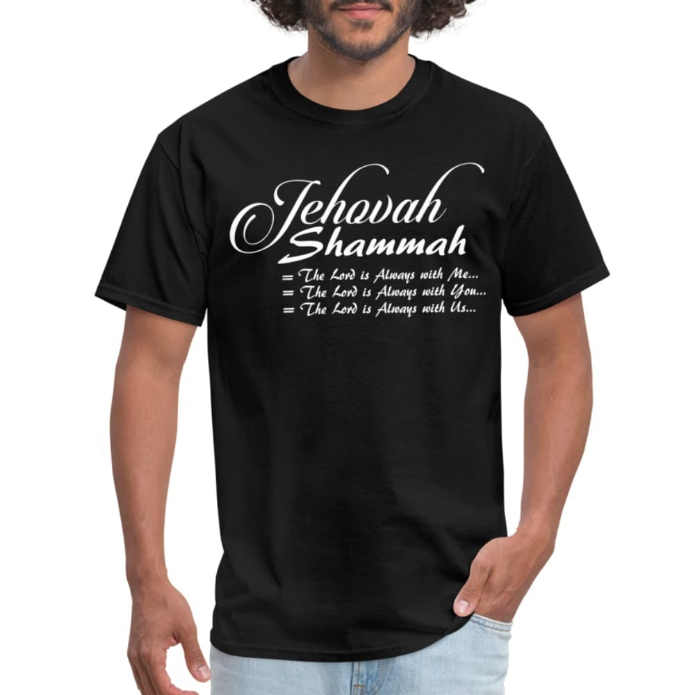 Graphic Tee, Jehovah Shammah Word Art Print