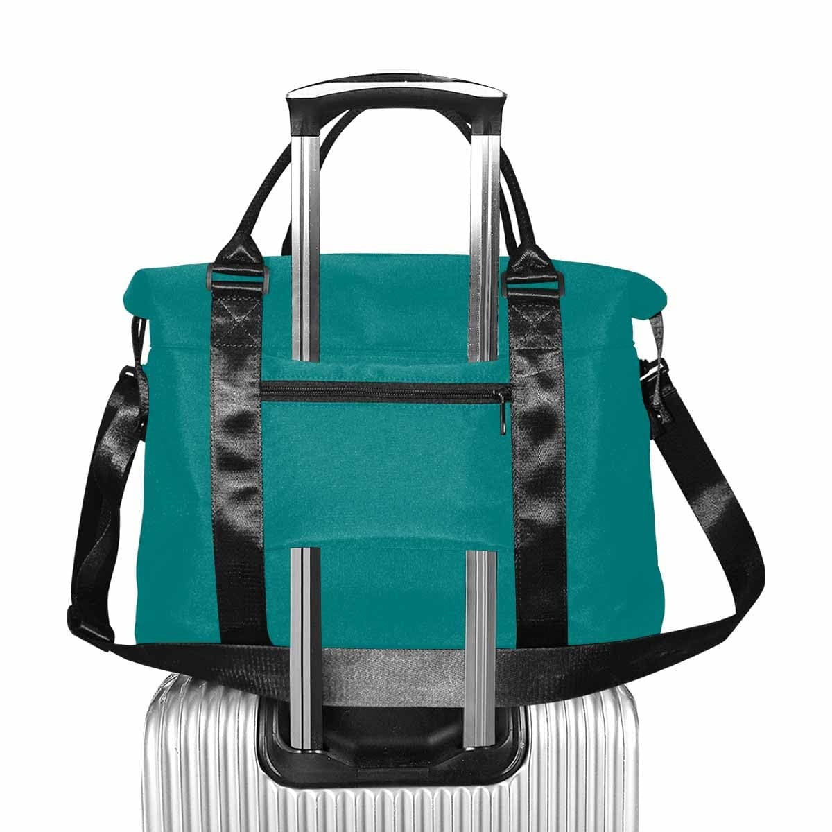 Dark Teal Green Duffel Bag, Large Travel Carry On