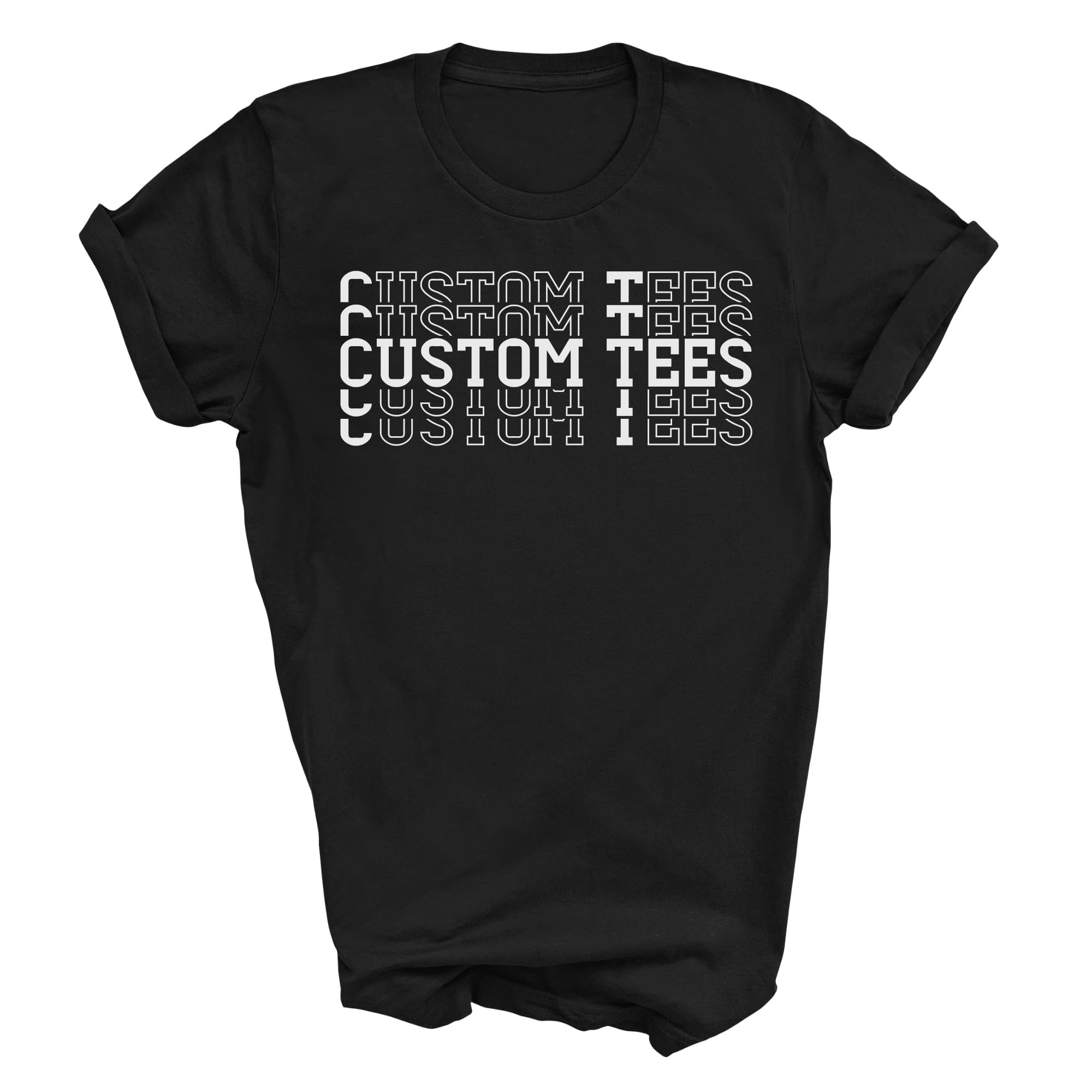 Custom Youth Graphic T-shirt - Personalize Message Name Monogram Image Design