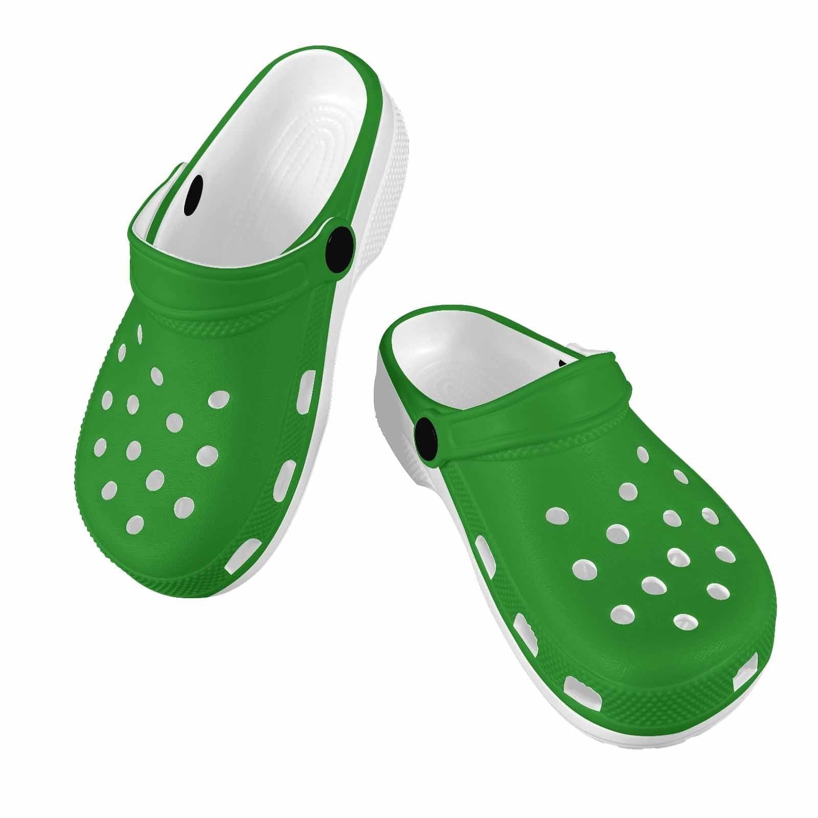 Forest Green Clogs For Youth