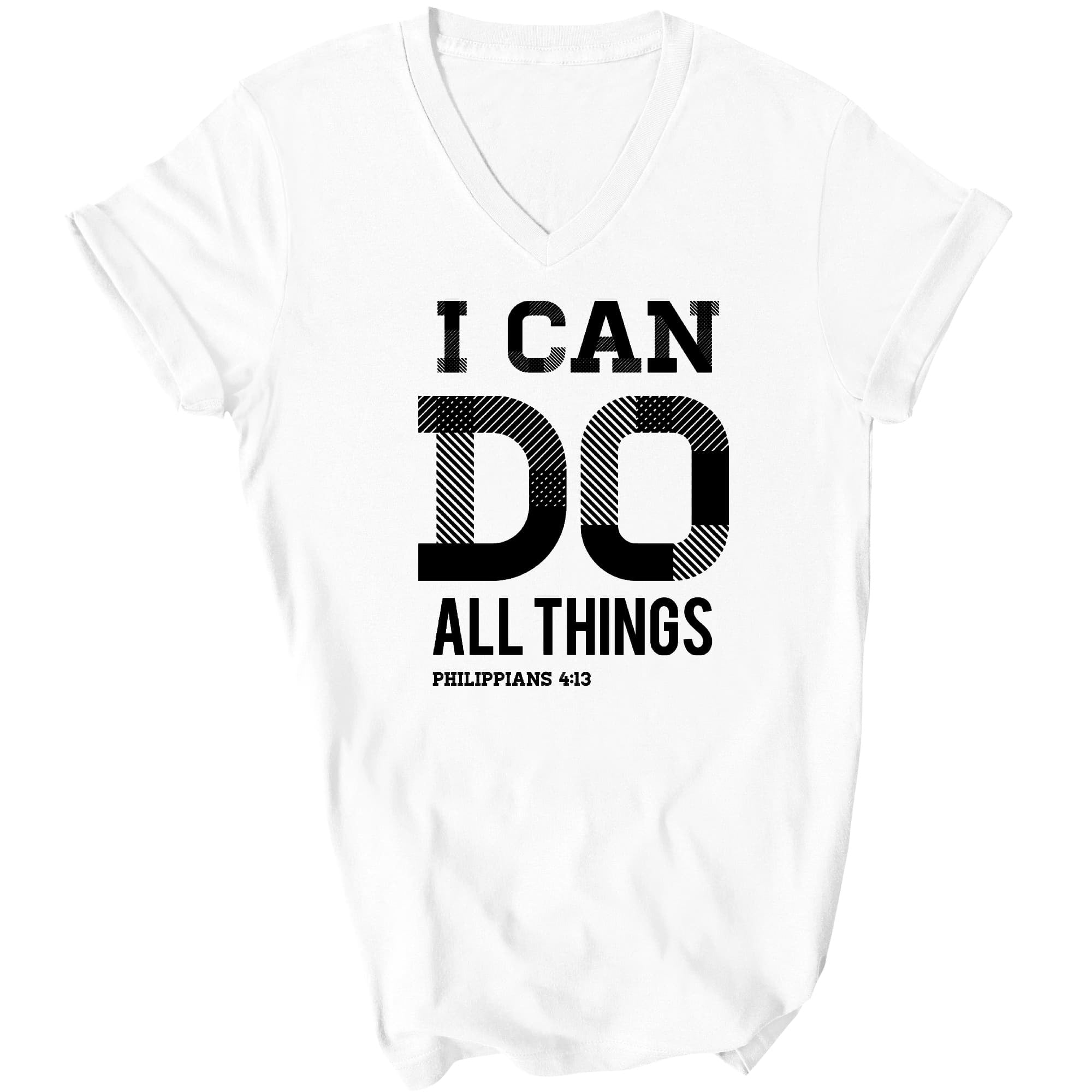 I Can Do All Things Philippians 4:13 Black Illustration Graphic