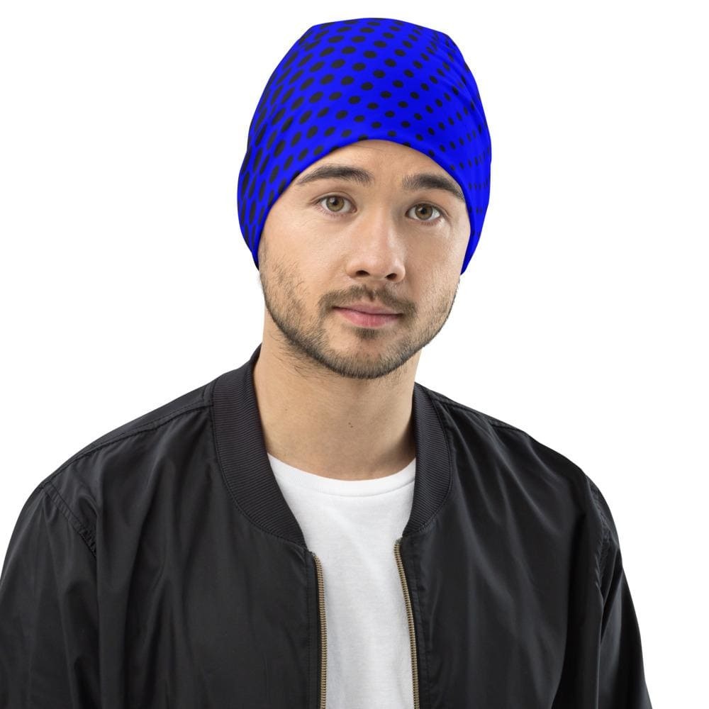 Beanie Hat - Royal Blue Slouchy Beanie Men/women