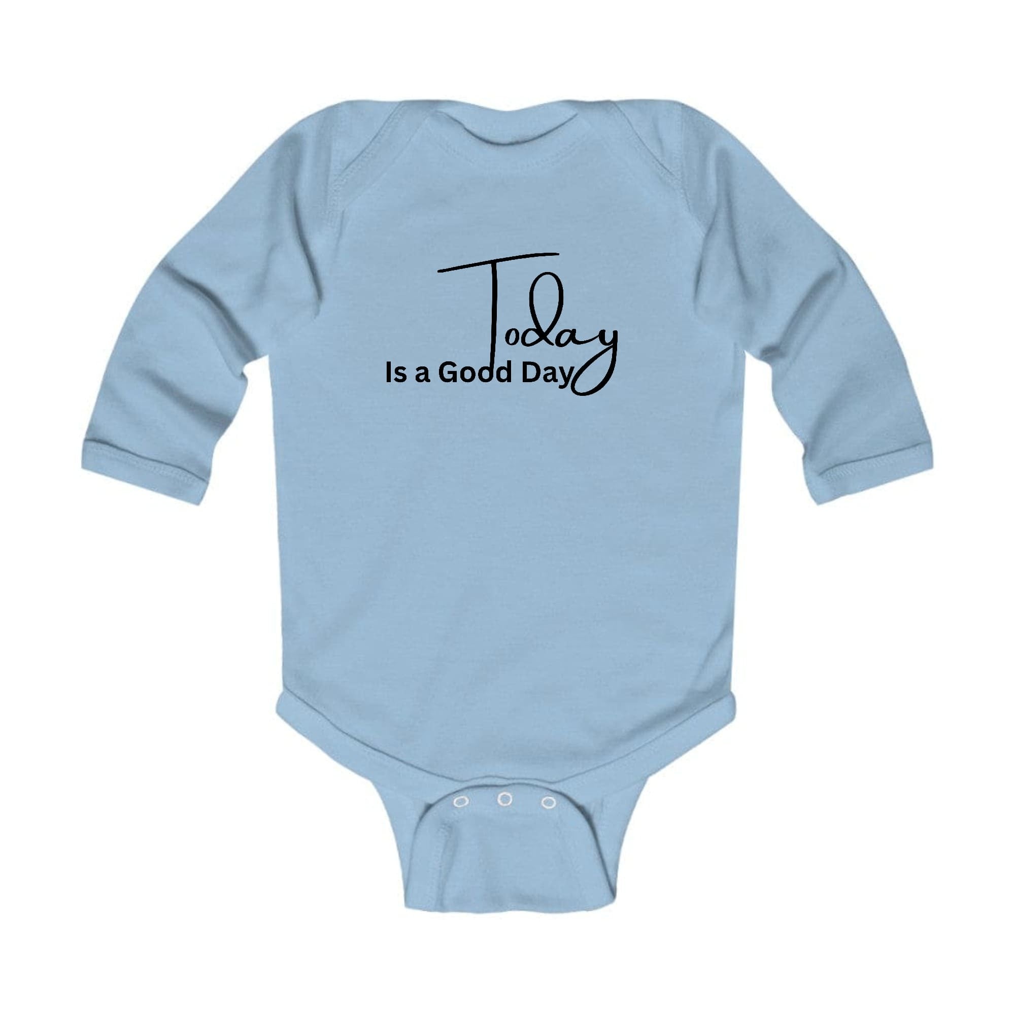 Infant Long Sleeve Graphic T-shirt Today Is a Good Day Black