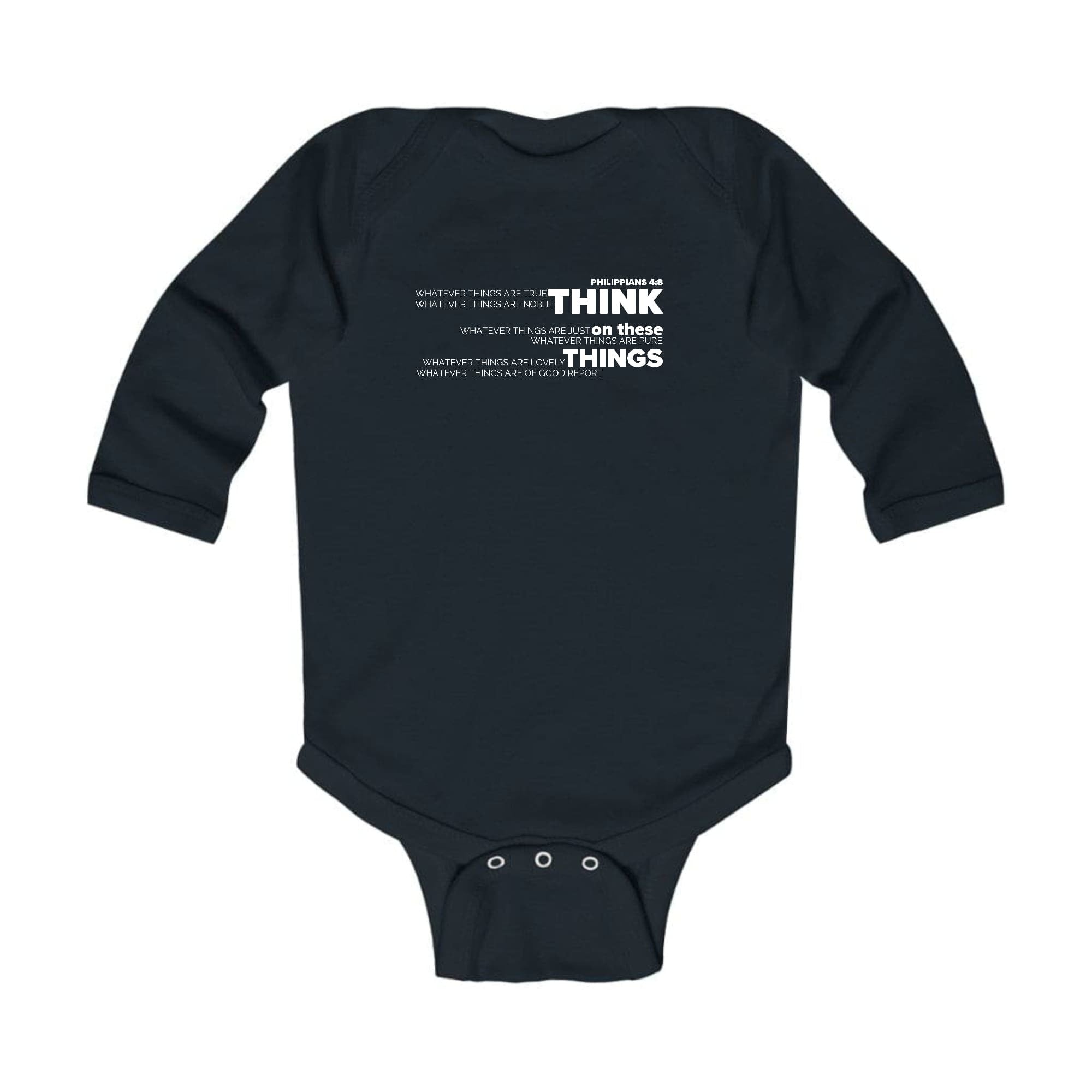 Infant Long Sleeve Graphic T-shirt Think On These Things