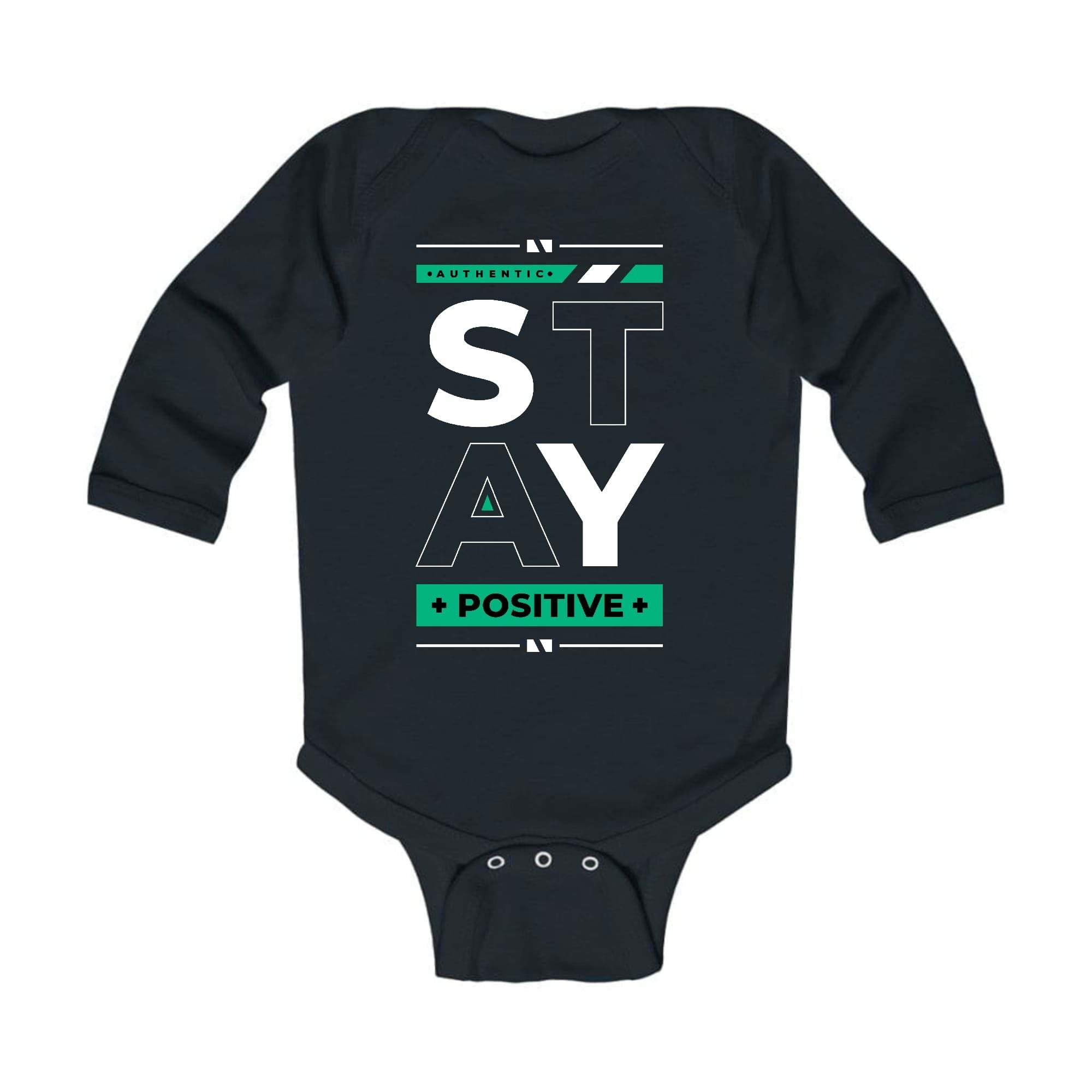 Infant Long Sleeve Graphic T-shirt Stay Positive