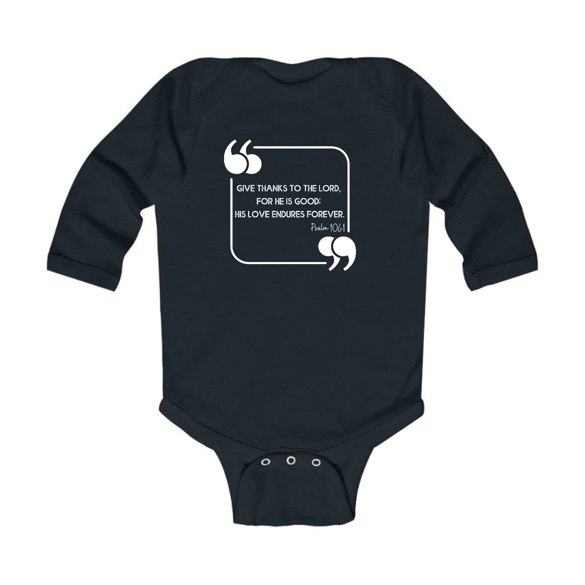 Infant Long Sleeve Graphic T-shirt Give Thanks To The Lord