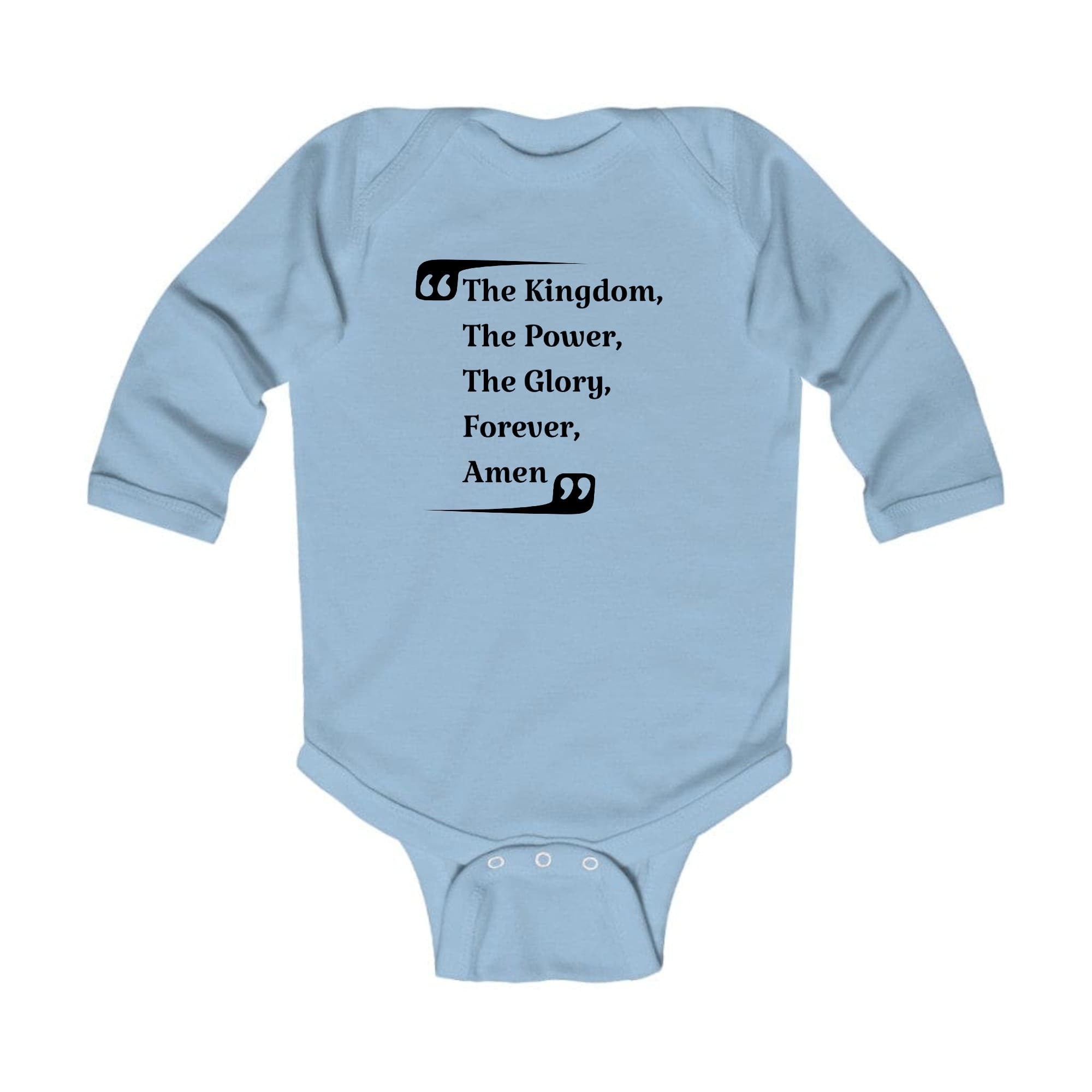 Infant Long Sleeve Graphic T-shirt The Kingdom The Power The Glory