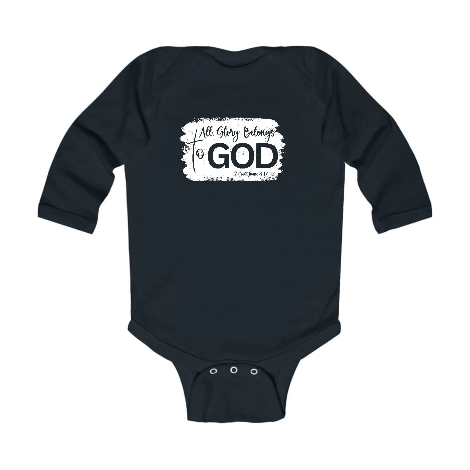 Infant Long Sleeve Graphic T-shirt All Glory Belongs To God Christian