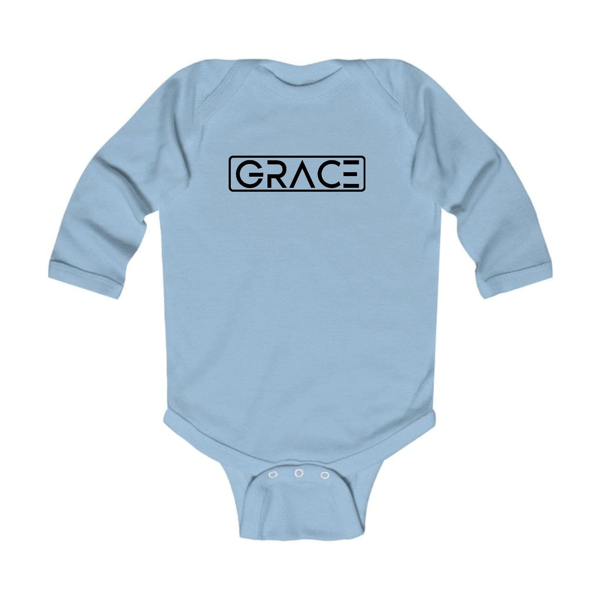 Infant Long Sleeve Graphic T-shirt Grace Christian Black Illustration