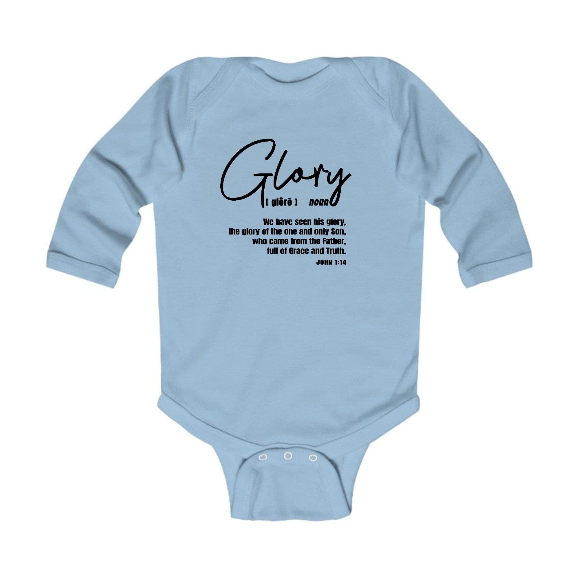 Infant Long Sleeve Graphic T-shirt Glory - Christian Inspiration,