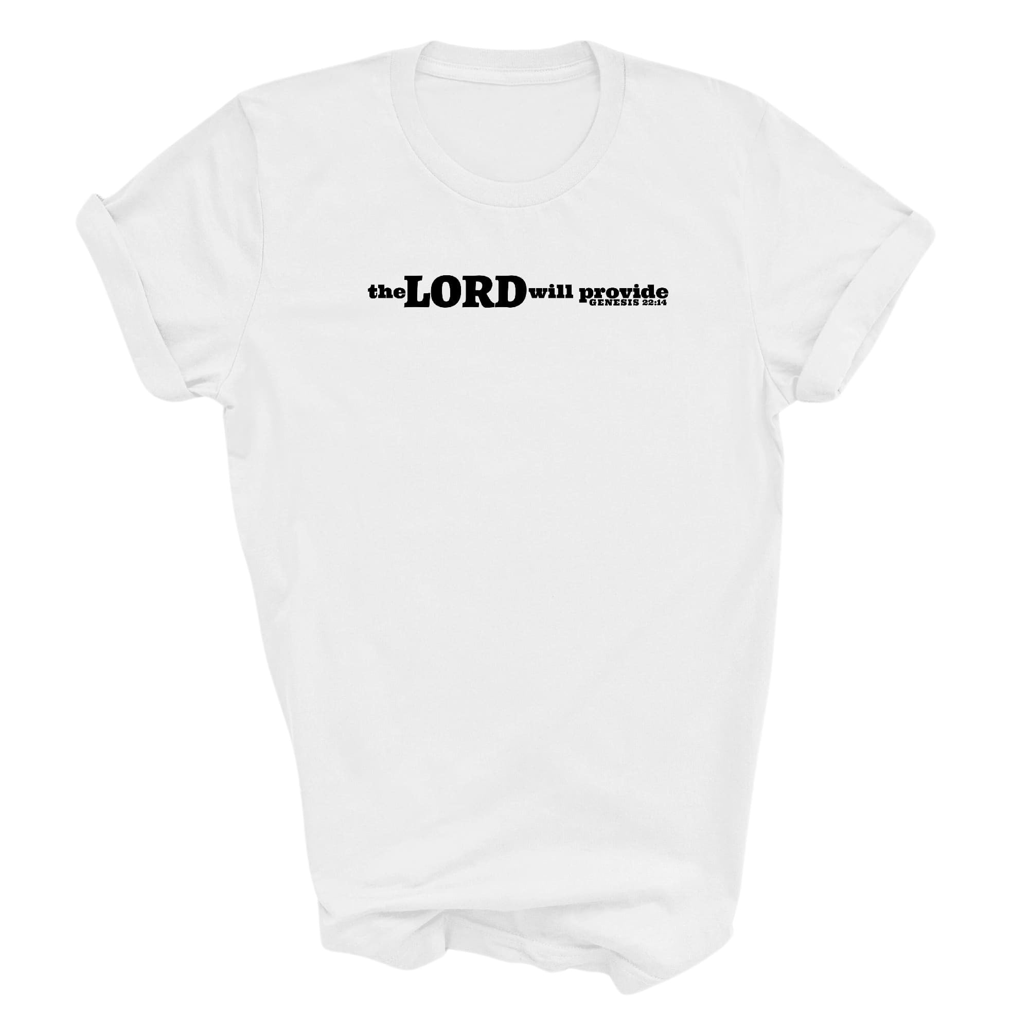 Graphic Tee T-shirt The Lord Will Provide - Genesis 22:14 Christian